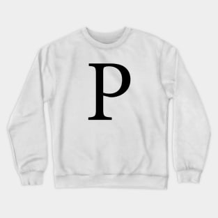 Black P Crewneck Sweatshirt